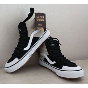 Vans 508731 Men's Sz 8 Women's Sz 9.5 Black/Beige Sk8-Hi MTE-2 Shoes $150